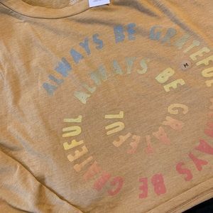 Oversized crop top size medium NWT